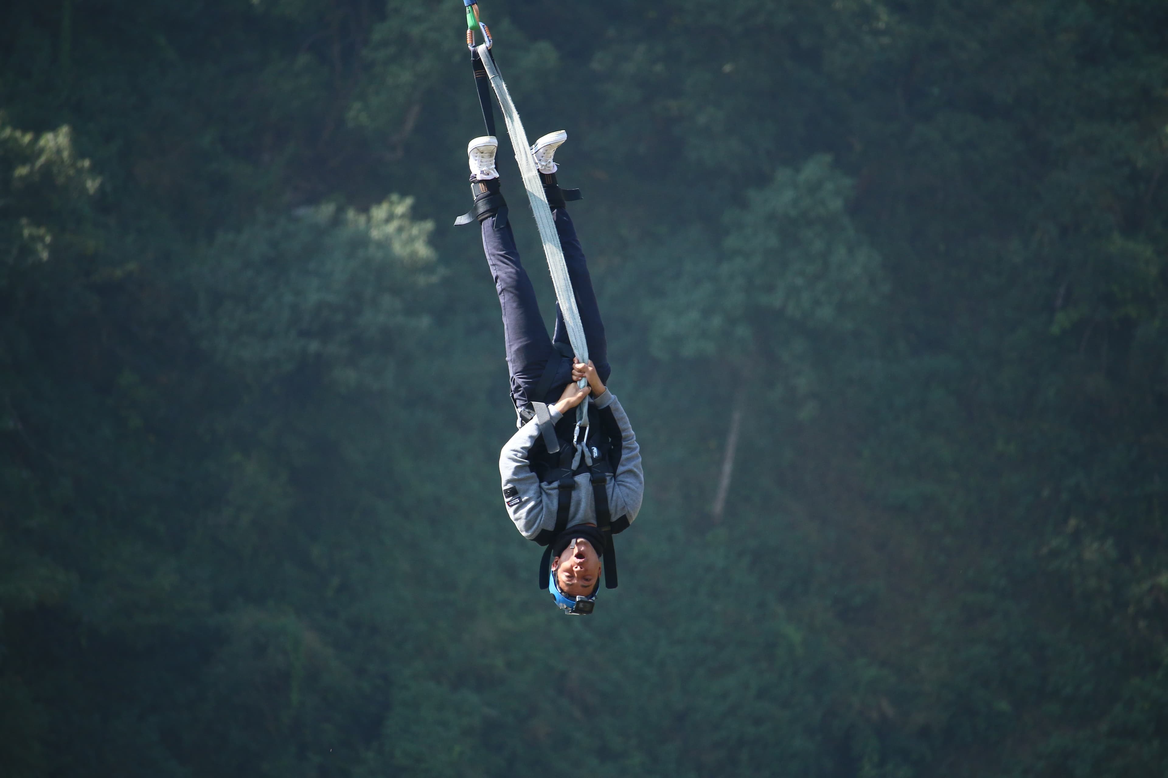 Bungee-Springen in Jinja