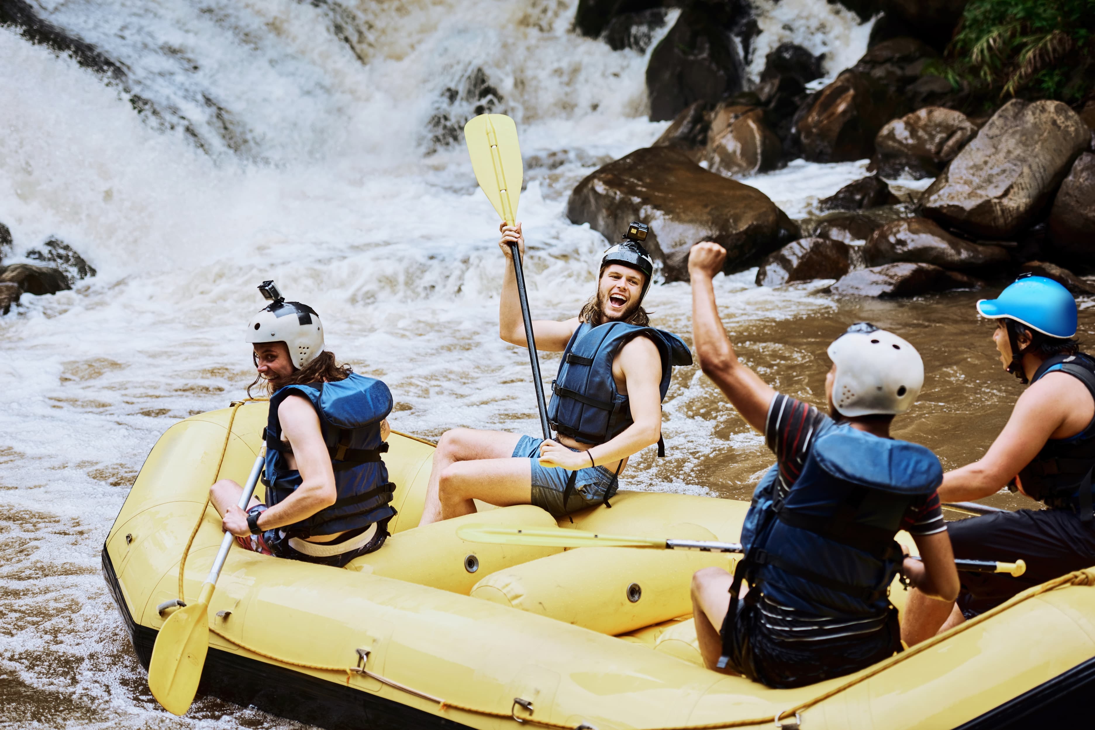 Wildwasser-Rafting am Nil
