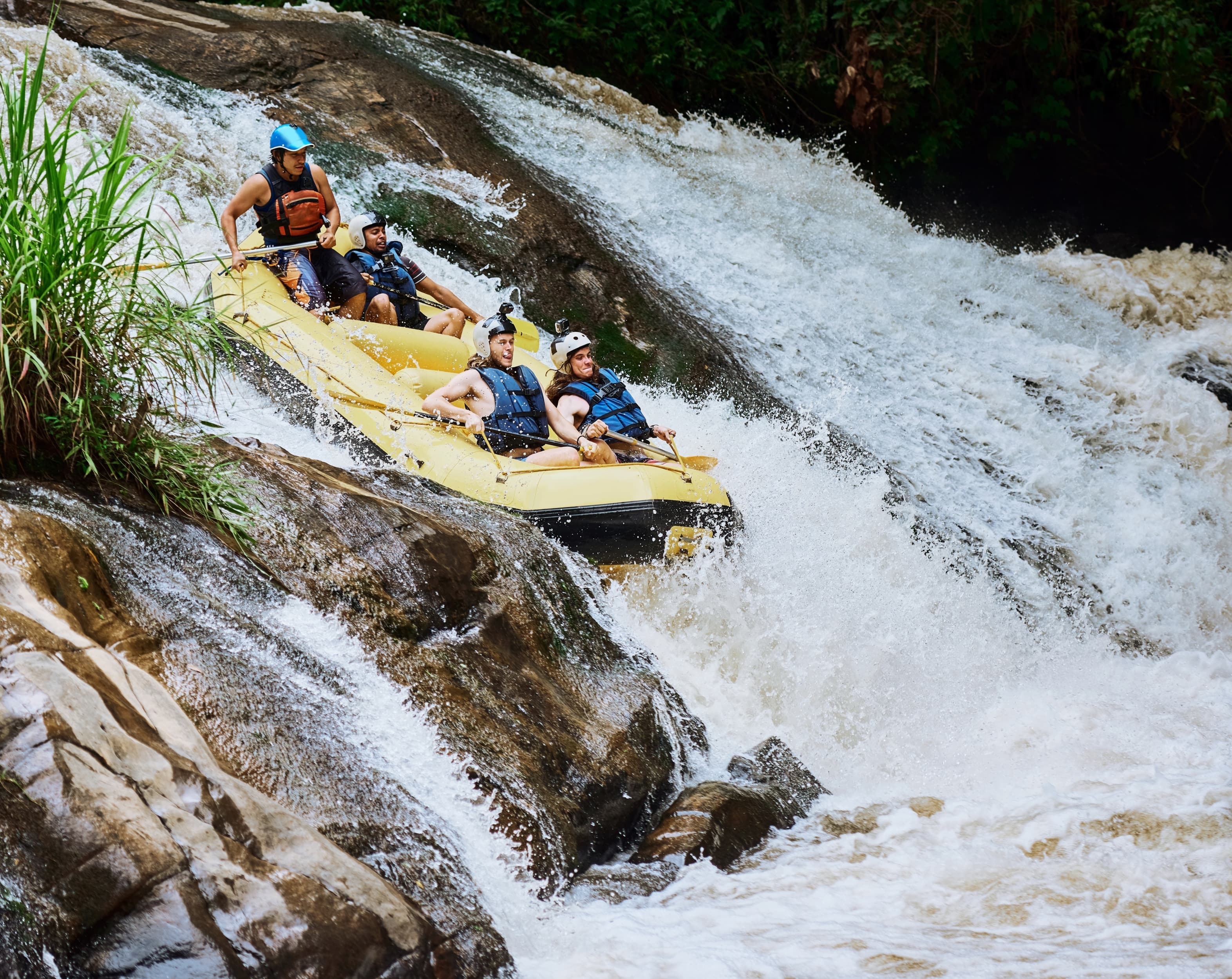 Wildwasser-Rafting am Nil