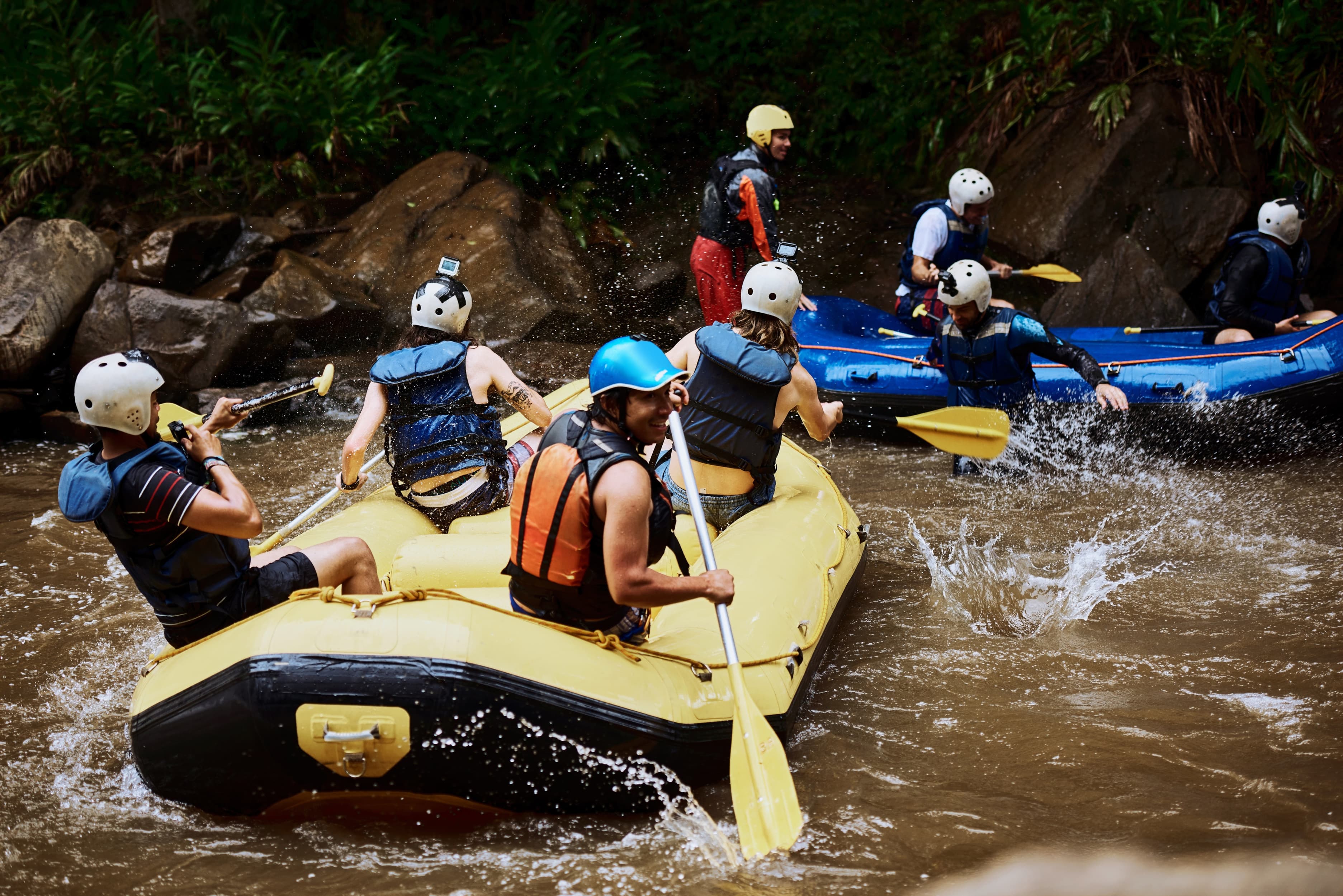 Wildwasser-Rafting am Nil